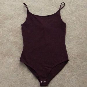 Burgundy Bodysuit